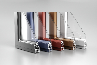 Aluminium thermal break window