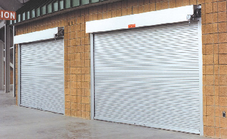 Aluminium rolling shutter gate