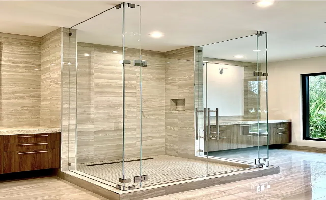 Shower glass